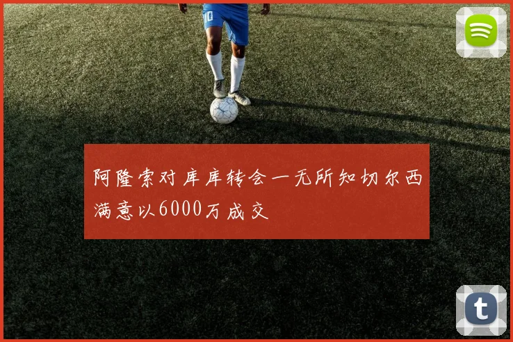 阿隆索对库库转会一无所知切尔西满意以6000万成交